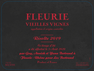 Yann Bertrand Fleurie "Vielles Vignes" 2021