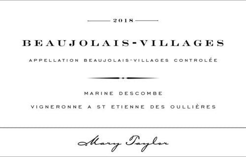 Mary Taylor, Marine Descombe Beaujolais-Village (2020)