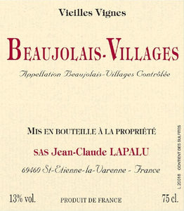 Jean-Claude Lapalu Beaujolais-Villages Vieilles Vignes 2021