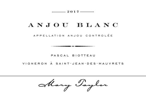 Mary Taylor, Pascal Biotteau Anjou Blanc (2020)